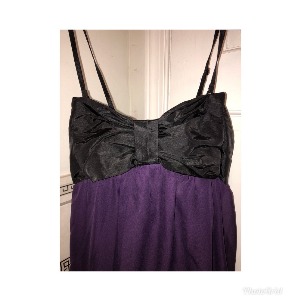 Short purple dress